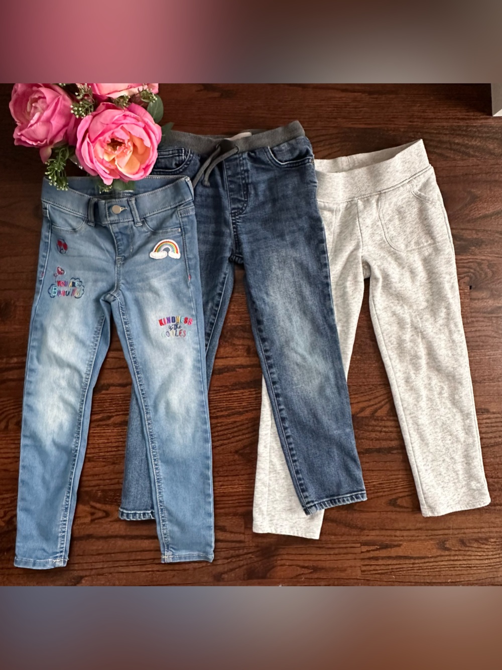 Bundle of three pairs of pants, size 6